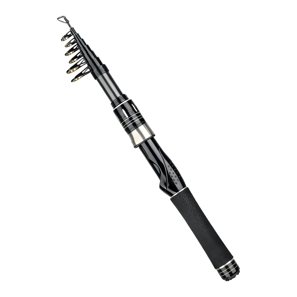 Fishing Rod Casting - 초경량 텔레스코픽 카본 낚싯대, 세라믹 가이드