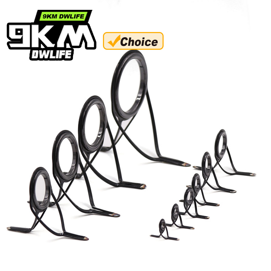 Fishing Rod Casting - 9KM OB 곡선형 로드 가이드 키트