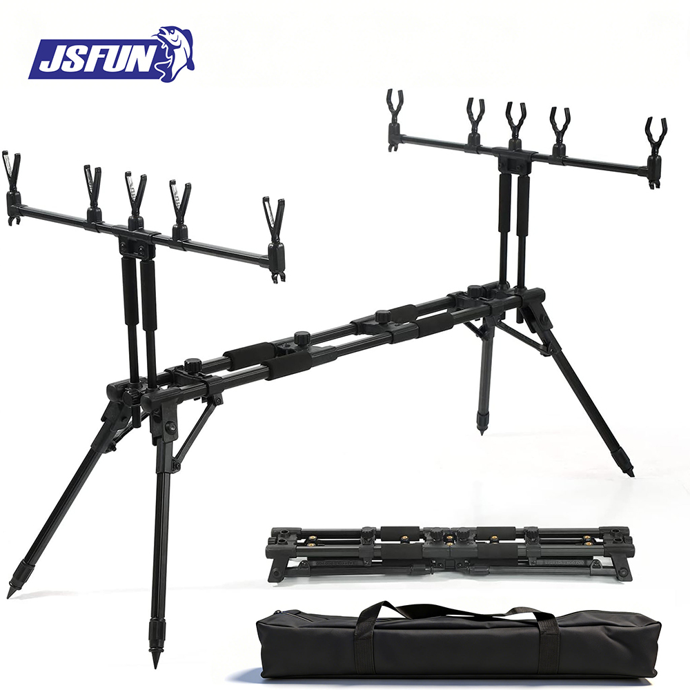 JSFUN 조절식 5-로드 낚싯대 스탠드 – 90-14 - Fishing Rod Rack 리뷰 및 가격