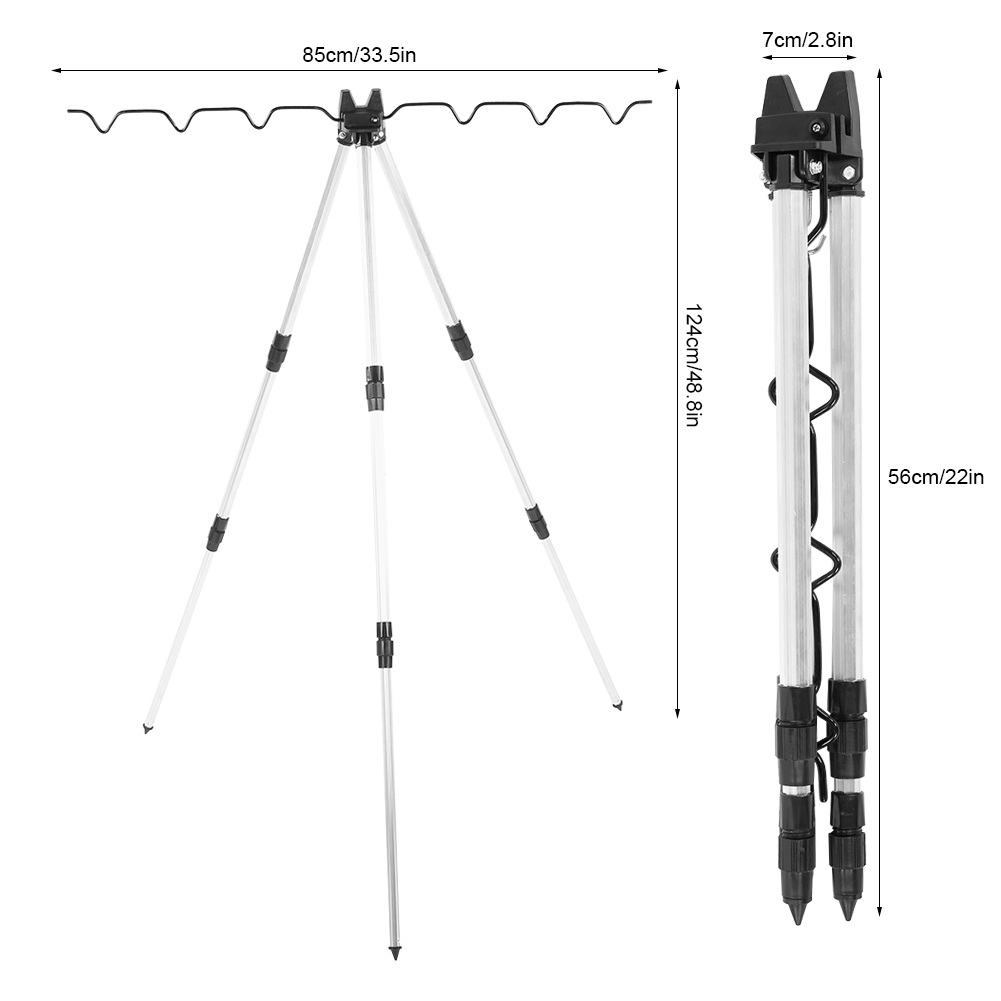 낚싯대 삼각대 홀더 다기능 낚싯대 삼각대 야외 바다 낚 - Fishing Rod Casting 리뷰 및 가격