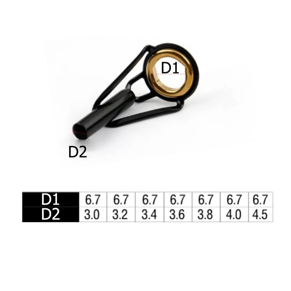3.0mm 스테인레스 스틸 낚시용 상단 막대 가이드 링 - Fishing Rod Guide Replacement 리뷰 및 가격