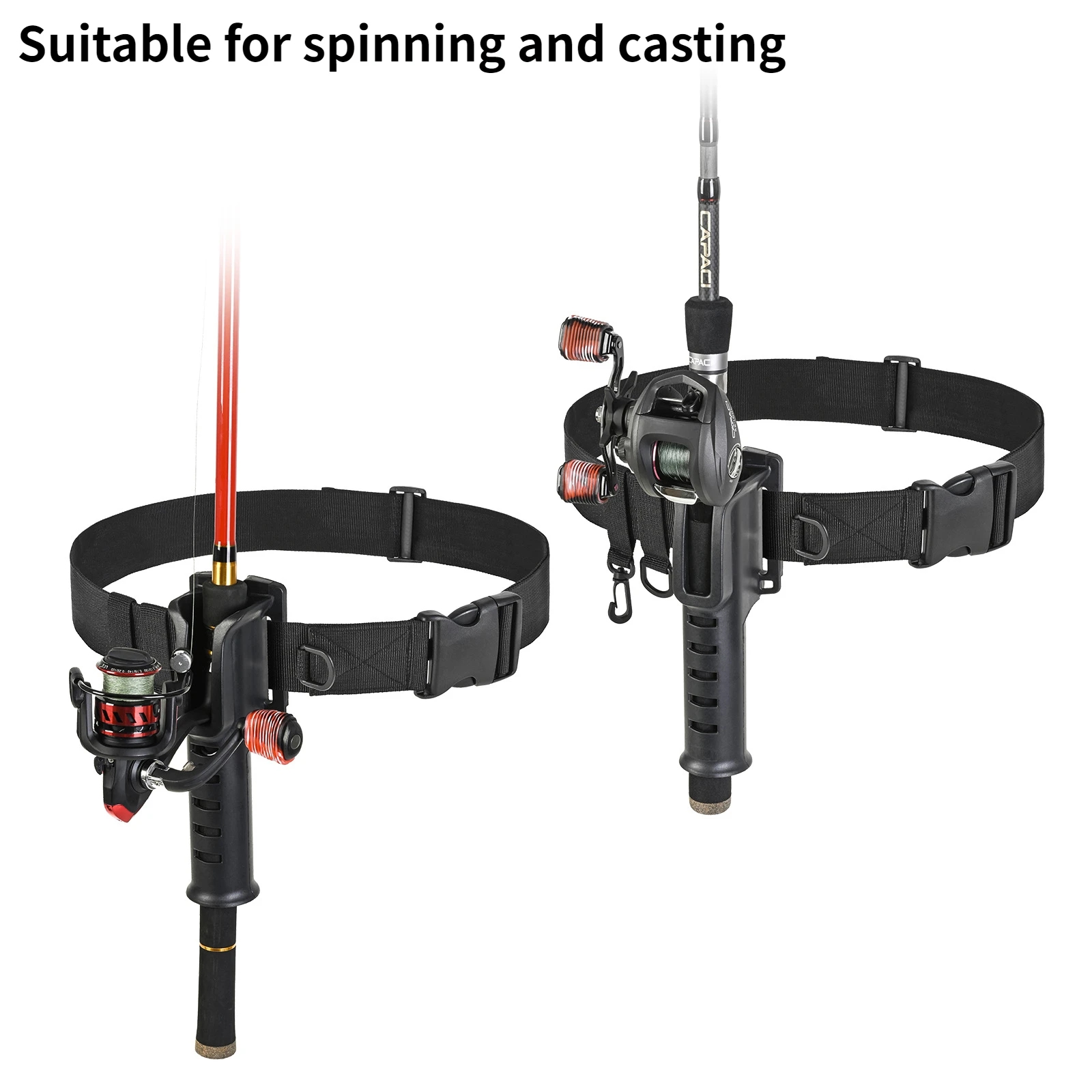 낚시 허리 벨트로드 홀더, 조절식 물놀이 벨트, 스피닝 - Fishing Rod Spinning 리뷰 및 가격