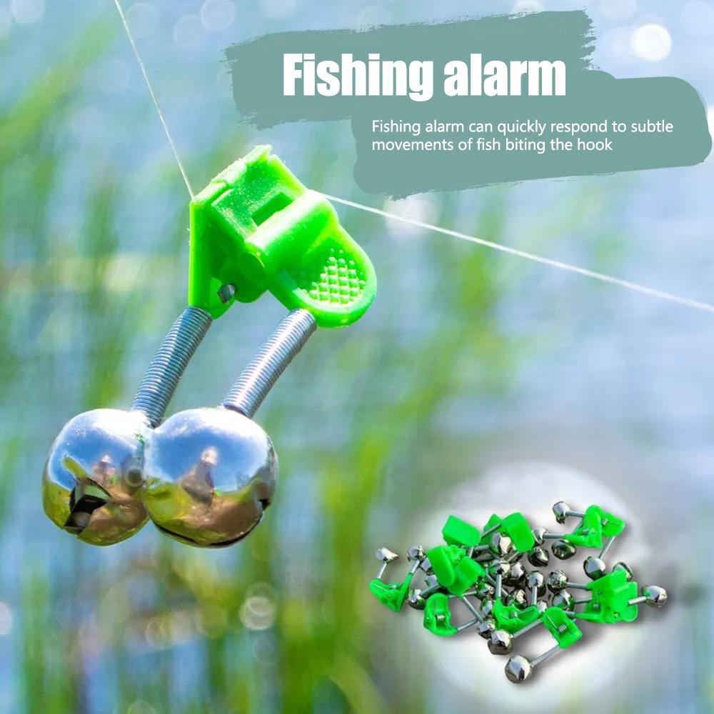 10개 낚시 입질 알람 낚싯대 끝부분 트윈 벨 클립형  - Fishing Rod Casting 리뷰 및 가격