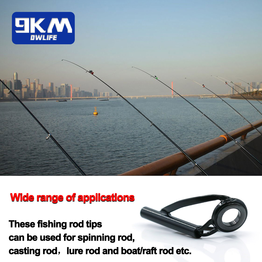 낚싯대 팁 톱 가이드 수리 키트 스피닝 로드 팁 가이드 - Fishing Rod Tip Replacement 리뷰 및 가격