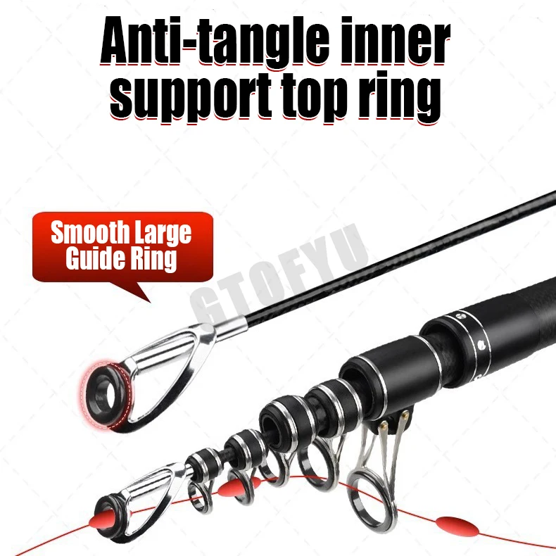 3.6m 4.5m 5.0m 5.4m 텔레스코픽 낚싯대  - Fishing Rod Surf 리뷰 및 가격